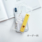 全機種対応 ハイブリッドケース スマホケース レジン花柄 iphone17e 17 16e 15 14 galaxy xperia ケース