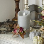 LEDキャンドル🕯アレンジ・Lサイズ・A（インテリア雑貨・リース・スワッグ・キャンドルスタンド）