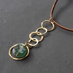 catena　オールドグラスと真鍮のペンダント ◼pivo◼1884