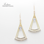 Crystal Triangle(1150) ピアス/イヤリング/ノンホールピアス/樹脂ピアス