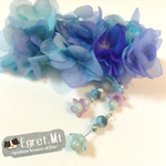 浴衣に◎青紫陽花贅沢ヘアクリップ＊