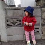 KIDS デニム チューリップハット