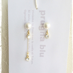 【再々販】◇ひと粒クリスタル＆パール◇ピアス