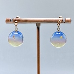 ピアス「夕暮れ」(イヤリングに変更可、アレルギー対応可)