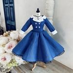 1950s Fashion Style (ブルー)No.S166-2309