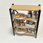 お菓子屋さんの陳列棚セット　ミニチュアスイーツ