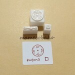 《再販》ちょこっとハンコ　手帳１：消しゴムはんこ。