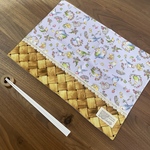 かわいい女子の必需品!!エチケットポーチ♥花柄ブルー