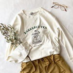 【４月上旬発送】Earlgrey ロンＴ（クリーム）｜アールグレイ紅茶缶の長袖Tシャツカットソー〔紅茶シリーズ〕