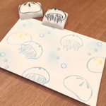 【再販5】ふわふわクラゲはんこ