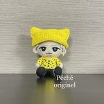 すのチル　ねこ耳帽子　イエロー　黄色