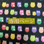 [専用ページ] ブックカバー 新書サイズ　カラフルふくろう