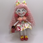 ハンドメイドドールチャーム　バックチャーム　お人形