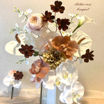 🍀オーダーブーケM受付ページ💐ブートニア付き✨ウェディングブーケ　アーティフィシャルフラワー　アーティフィシャルフラワーブーケ　ブライダルブーケ　前撮り　リゾートブーケ　トロピカルブーケ