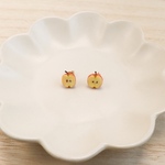 〈APPLE PIE PARTY〉半分りんごピアス/イヤリング