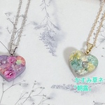 かすみ草ネックレス「朝露」
