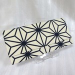 麻の葉模様のチケットケース