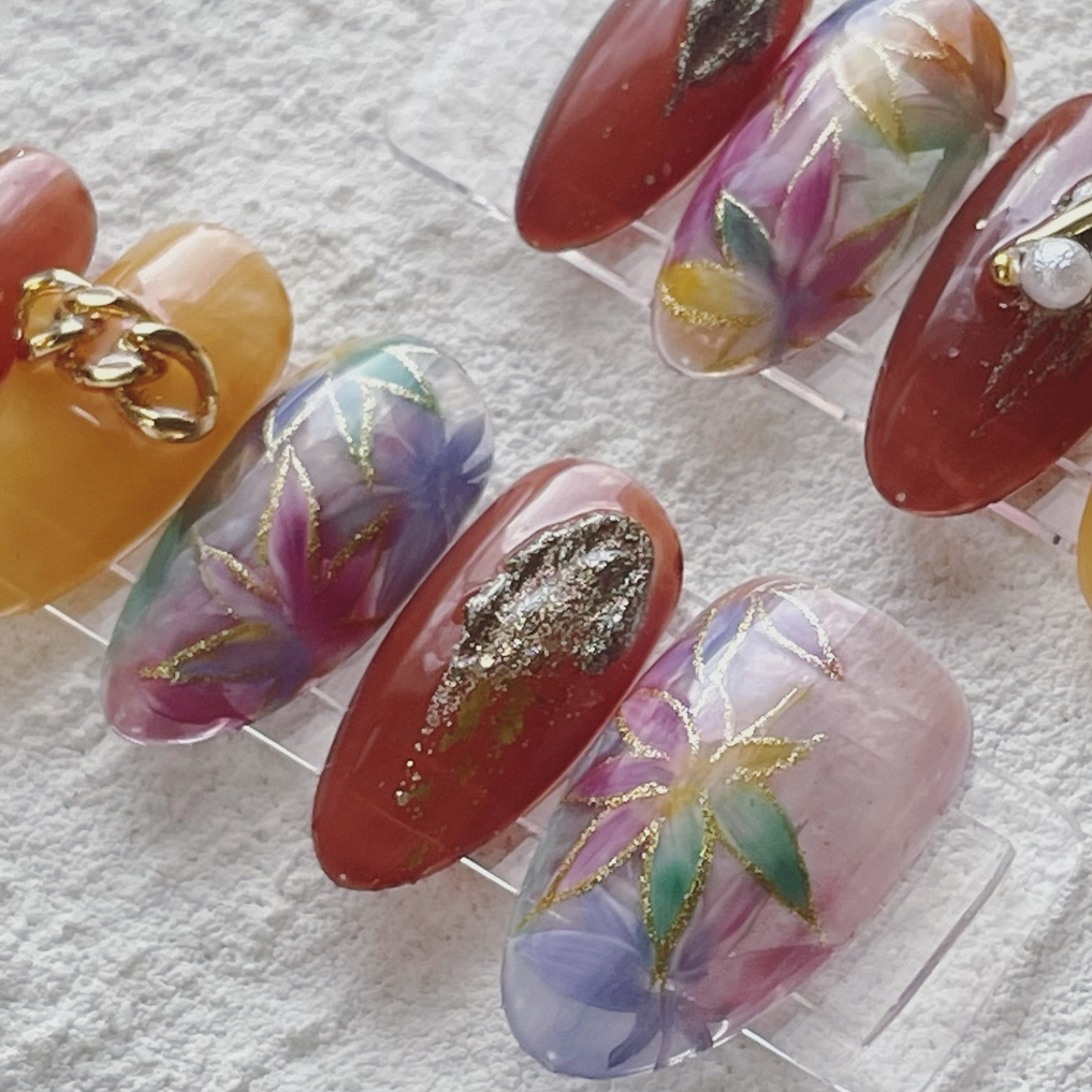 もみじ様ご確認用☆オーダーネイルチップ 8ca294bdeda182f75fe34192b6db8b