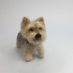 フェルト犬　ヨークシャー・テリア　キキさん　<MW633>