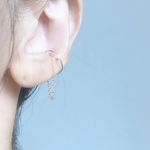 14kgf×silverfilled Slender イヤーカフ　イヤカフ　チェーン