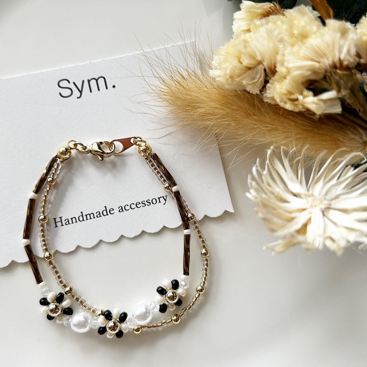 優　ビーズリング No.109＊ビーズリング - Sym.accessory❤︎ | minne byGMOペパボ