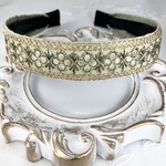 全品1000円🎉 11/15まで☆インド刺繍リボン カチューシャ　No.f054