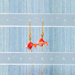 折り紙の金魚ピアス