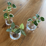【本物そっくり枯れない観葉植物】ミニ　3点セット　フェイクグリーン　葉　水やり無し　枯れない　虫つかない　世話いらず