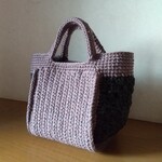 オーダー主様専用　モチーフ編みのニットバッグ　