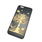 iphone5/5s/SE 6/6s 6plus/6splus 7 7plus  ケース 木製×PC ウッド ツリー