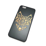 iphone6/6s ケース 木製×PC ウッド ウルフ