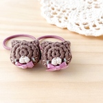 ハロウィンねこさん🐈‍⬛　ヘアゴム　ペア