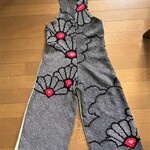 着物リメイク☆サロペット☆子供服☆絞り