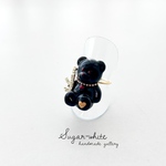 🔫🧸【 🎃Halloween series 】Teddy bear ring ✵ マシンガンくまさんの指輪   フリーリング  