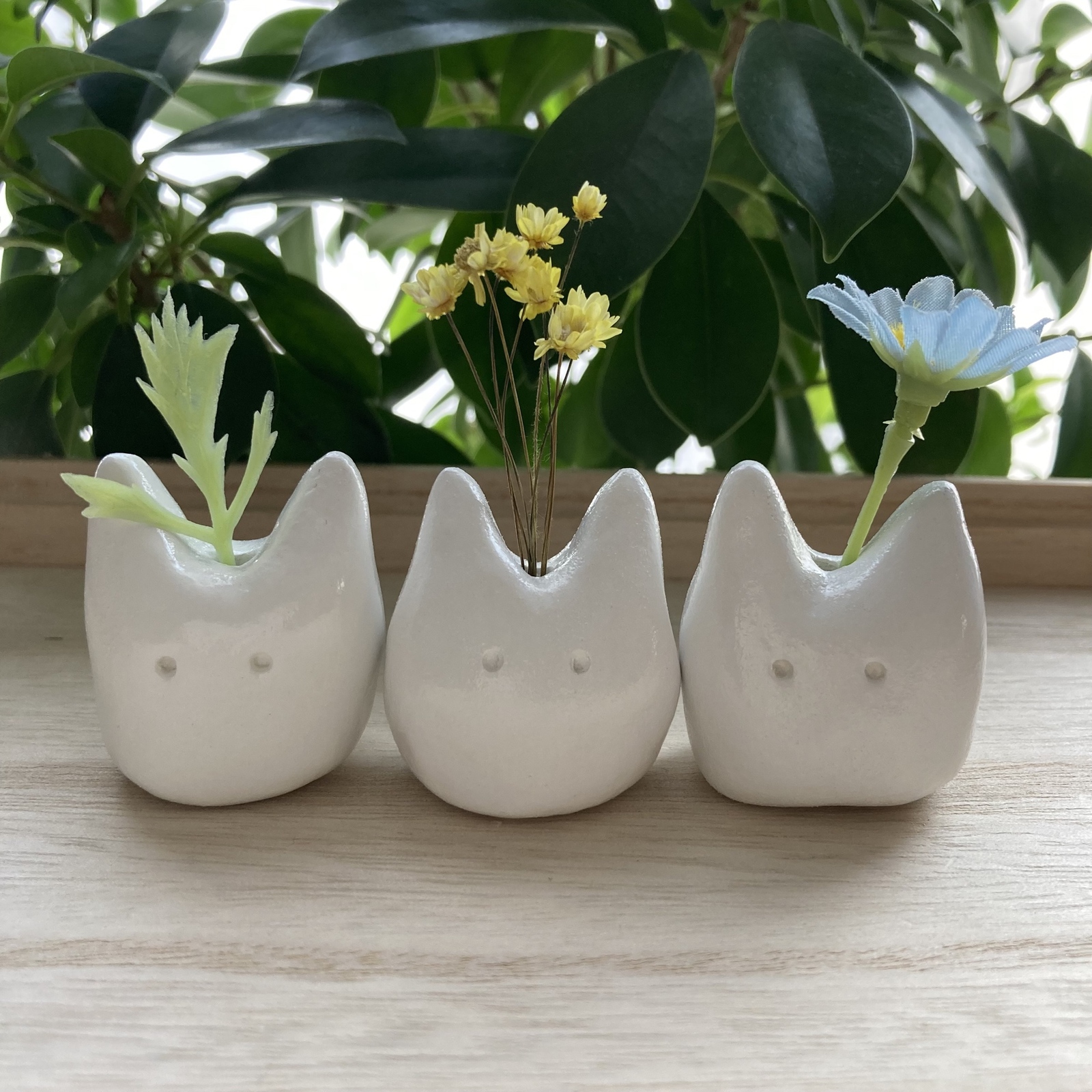 【訳アリまとめ売り】一輪差し　花瓶　陶器　陶人形　手作り　作家 訳アリまとめ売り】一輪差し 花瓶 陶器 陶人形 手作り 作家