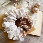 ［送料込］大人可愛いヒョウ柄の秋冬シュシュ