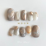 MOON ぷっくり お月見 ニュアンスネイル