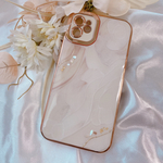 iPhone11ケース　テクスチャーアート　アルコールインクアート　ニュアンス　シンプル
