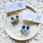 【ミニピアスSALE】 🍵💚お花とパールのミニピアス☃️