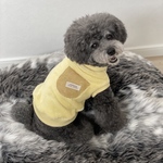 犬服☆あったかフリースとヒッコリーデニムニットのお洋服