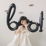 O_005【 Halloween balloon boo! 】 ハロウィン バルーン 風船 撮影 アイテム 撮影小物 パーティー おうちスタジオ 撮影アイテム 飾り付け 