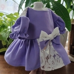人形サイズ30ｃｍ　ぽぽちゃん　ドロップショルダー ワンピース