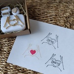 *°再販*° 指ハート♡ 消しゴムはんこ