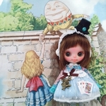 【Blue Alice】② ワンピース・の2点セット　プチアウトフィット　プチブライス