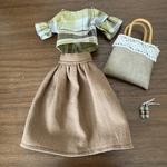 リカちゃん服　初秋の爽やかコーデ3