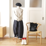 【83127様ご予約分】ロールアップデニムボールパンツ