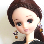 1/6ドール用ピアス -trick or treat-