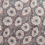 【再入荷】ハンドブロックプリント生地 幅110cm×50cm　No.128