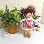 [A-0020]　【MoMo Ribbon様専用】 くまさんポシェット＆リボンカチューシャ 　【ゆめぐるみ】
