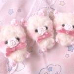 ふわふわベビうさぎちゃん 3枚 